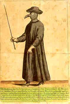 Plague physician in Marseille in 1720
