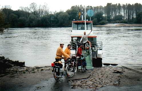 Fahrradfhre bei Niederalteich