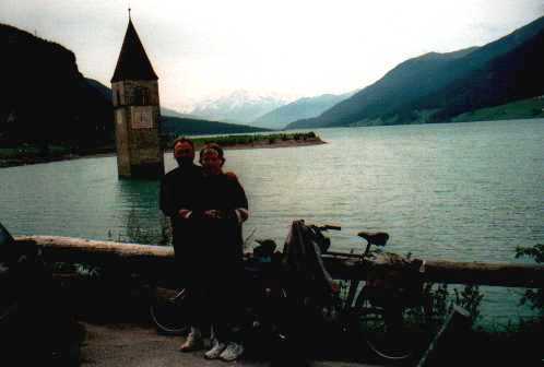 Kirchturm Alt-Graun im Reschensee