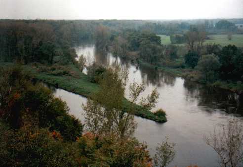 Einmndung der Moldau in die Elbe