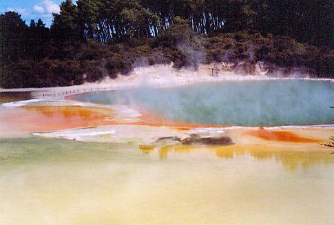 Champagne Pool im Thermal Wonderland Wai-o-tapu