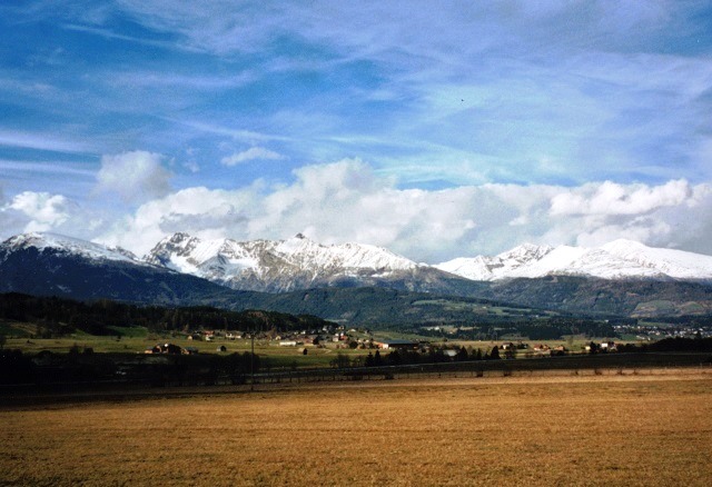 Blick zurck auf die Tauern