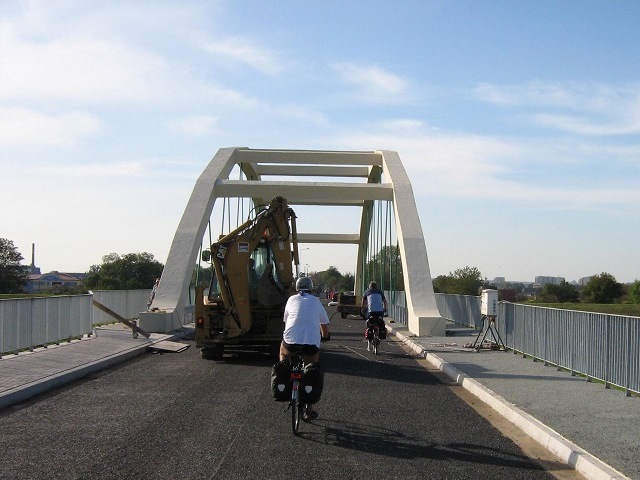 Brcke ber den Ulga-Kanal (Nowa Odra)