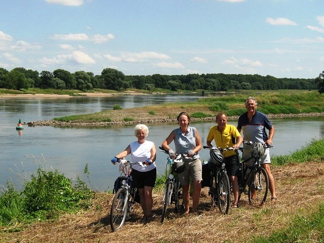 Saalemndung in die Elbe