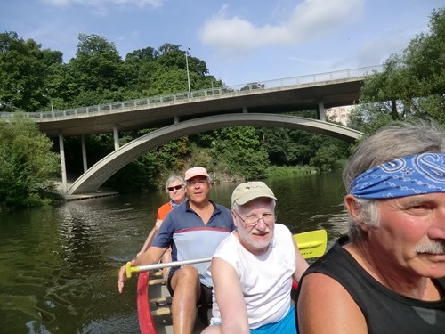 Paddeltour auf der Lahn