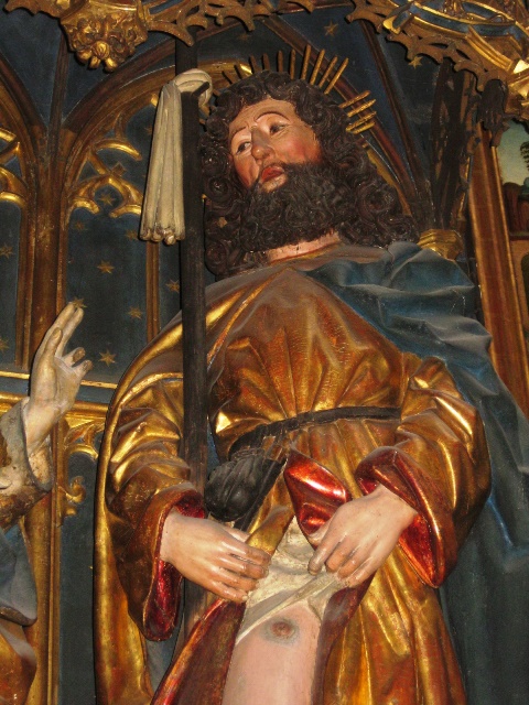 St. Rochus mit Pestbeule