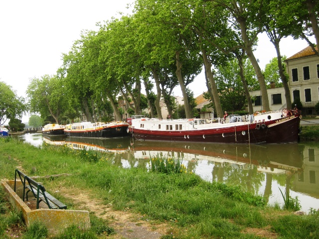 Canal du Midi in Salleles d'Aude