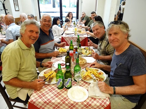 Abschieds-Abendessen im L'Oasi