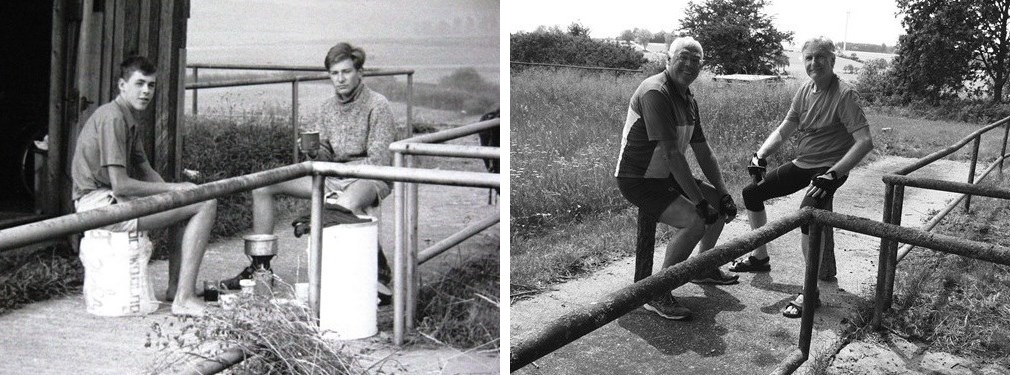 Bahnhof Lehengtingen 1969 und 2019