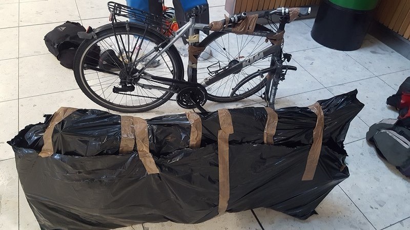 Fahrradverpackung